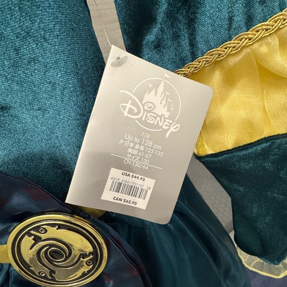 Disney Purple and Teal Mermaid Costume for Kids - Picture 3 of 3